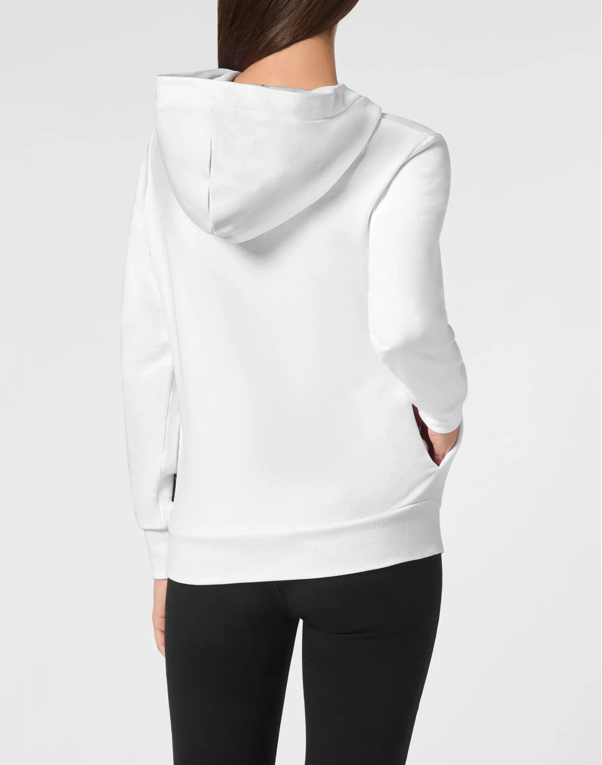 Hoodie Sweatshirt LS Iconic Plein, цвет: Белый