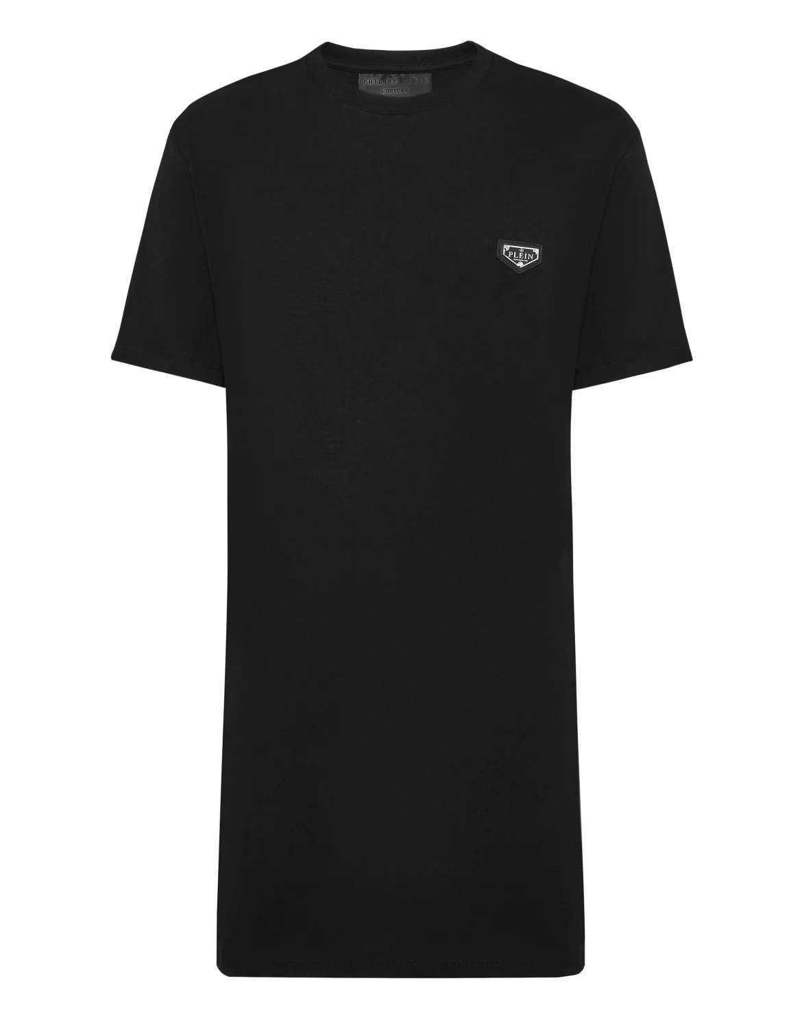 T-shirt Short Dress Round Neck SS Iconic Plein, цвет: Черный