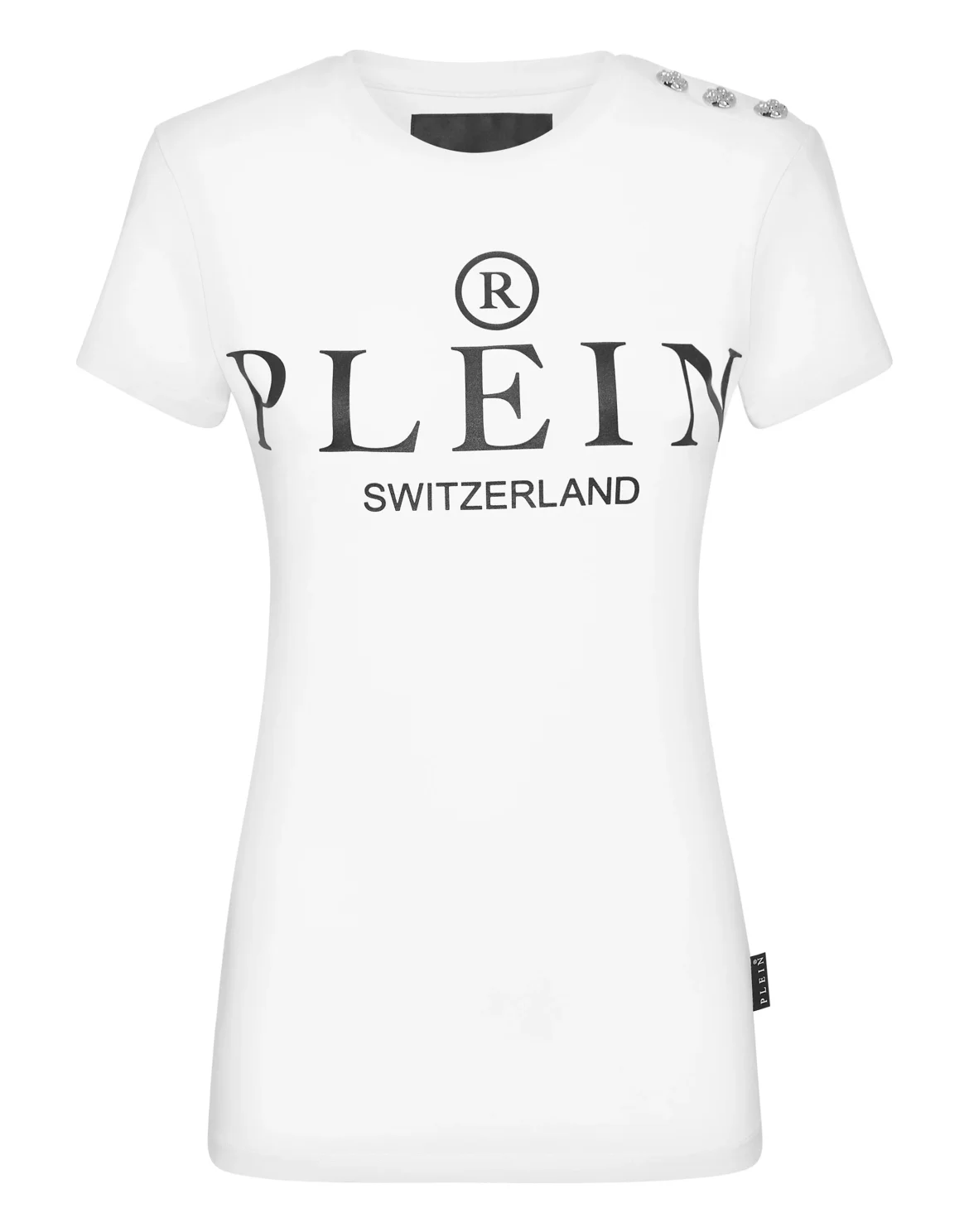 T-Shirt Sexy Pure Round Neck SS Iconic Plein, цвет: Белый