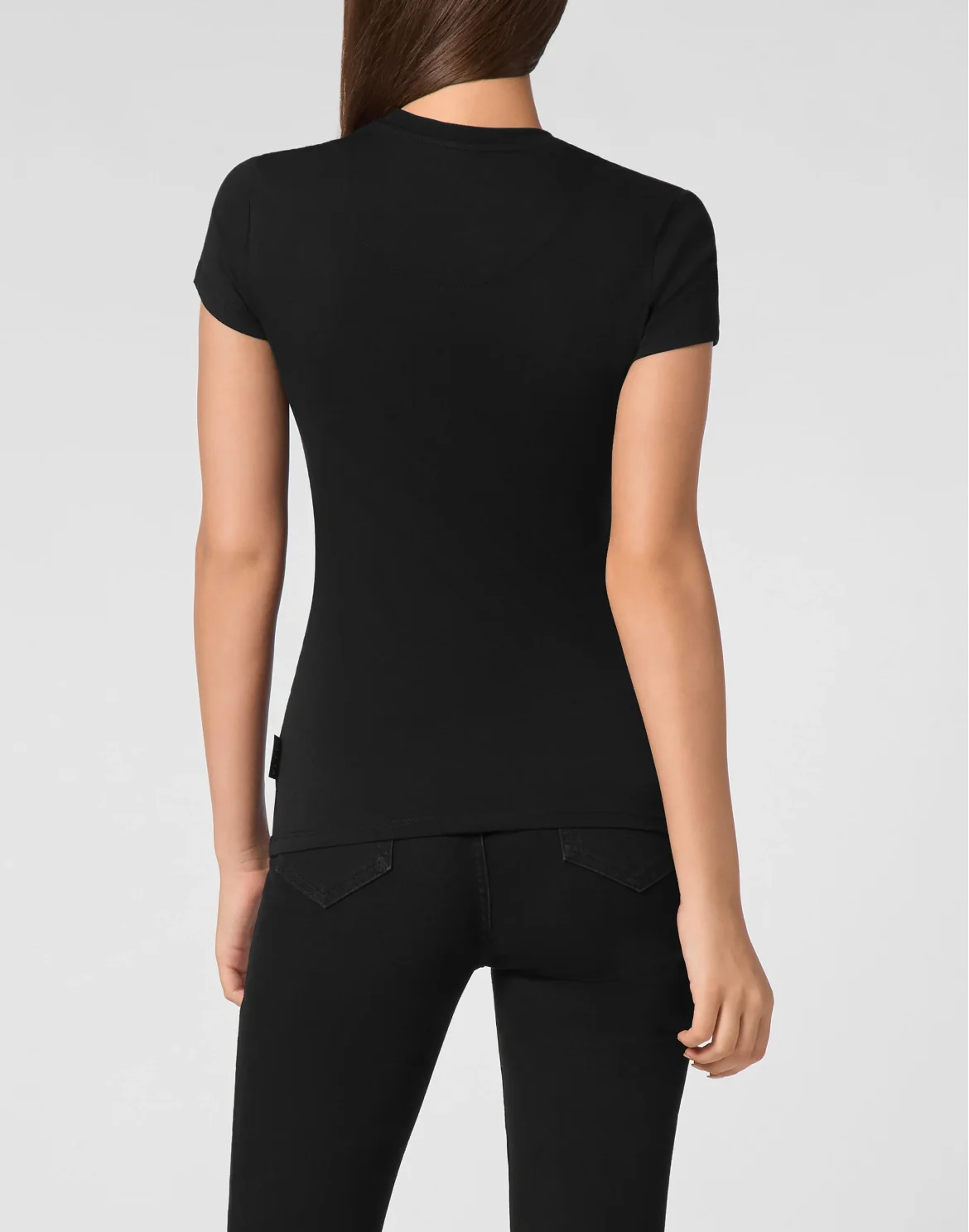 T-Shirt Sexy Pure Round Neck SS Iconic Plein, цвет: Черный