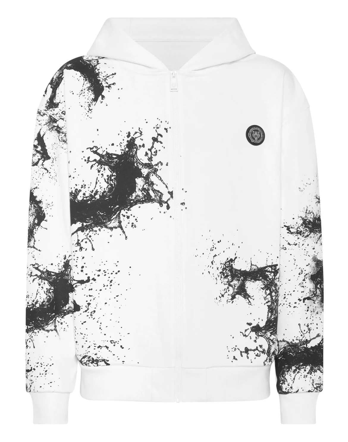 Zip Hoodie Splash, цвет: Белый