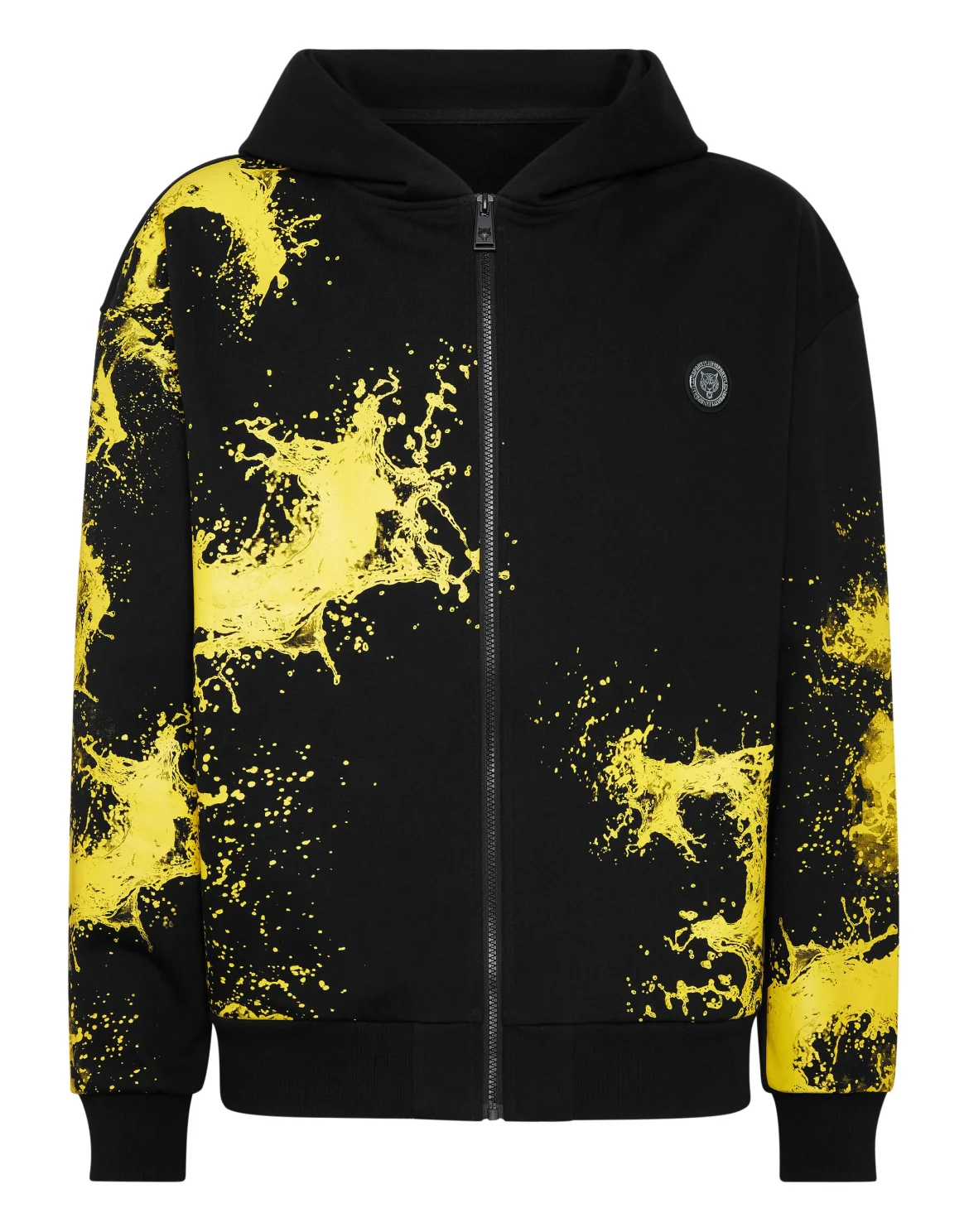Zip Hoodie Splash, цвет: Черный