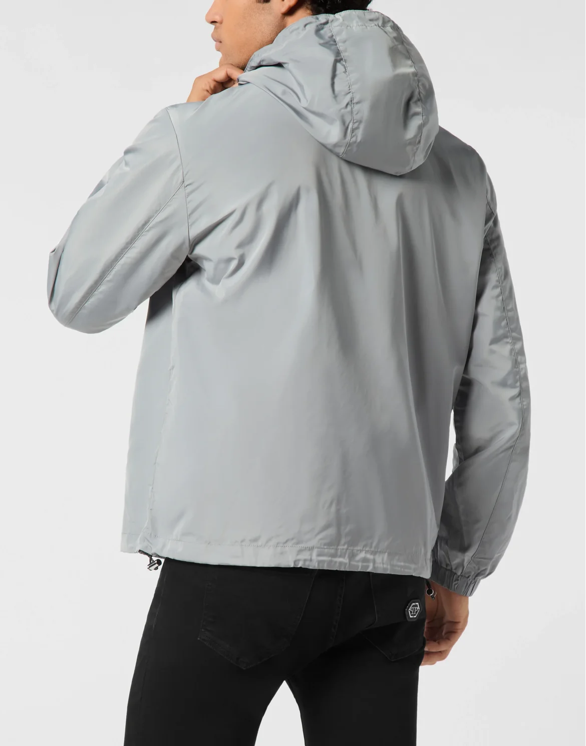 Nylon Windbreaker, цвет: Серый