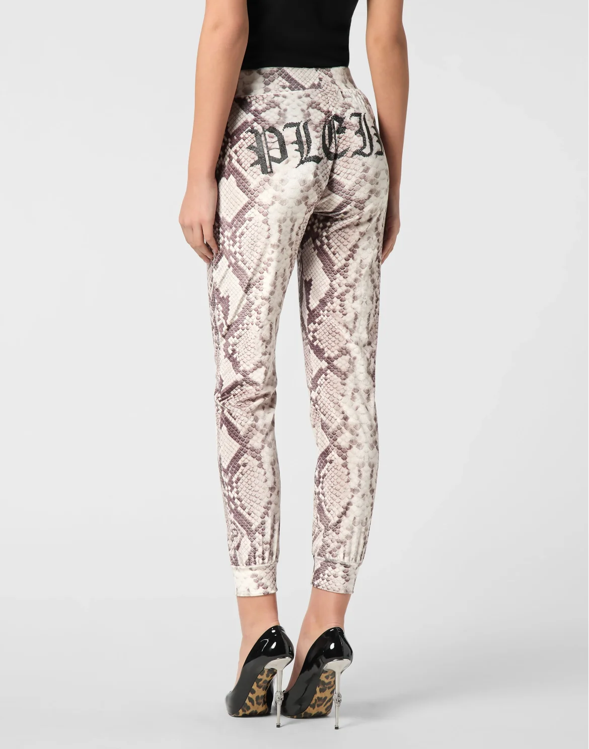 Jogging Pants All-Over Python, цвет: Бежевый
