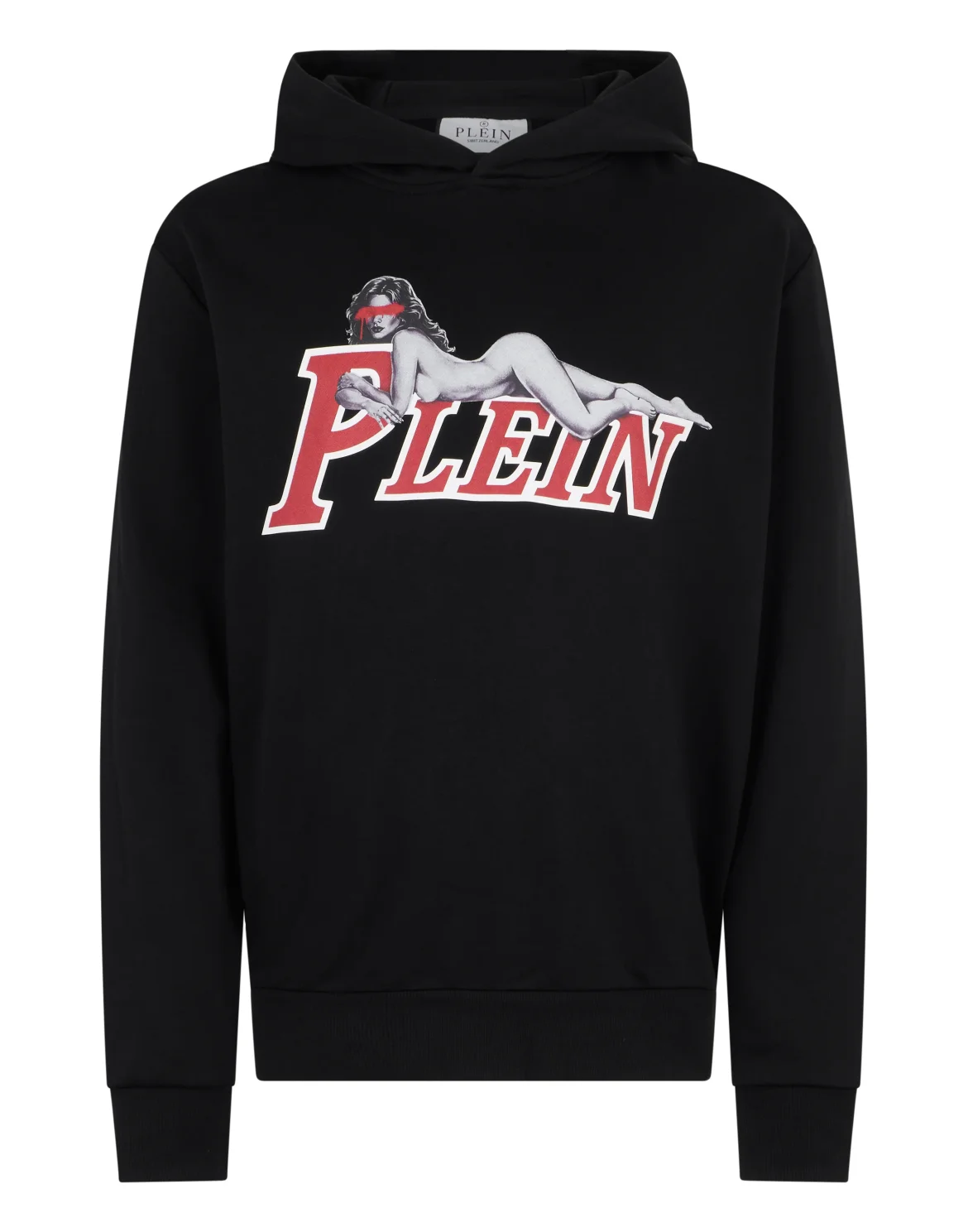Hoodie Plein Pin Up, цвет: Черный