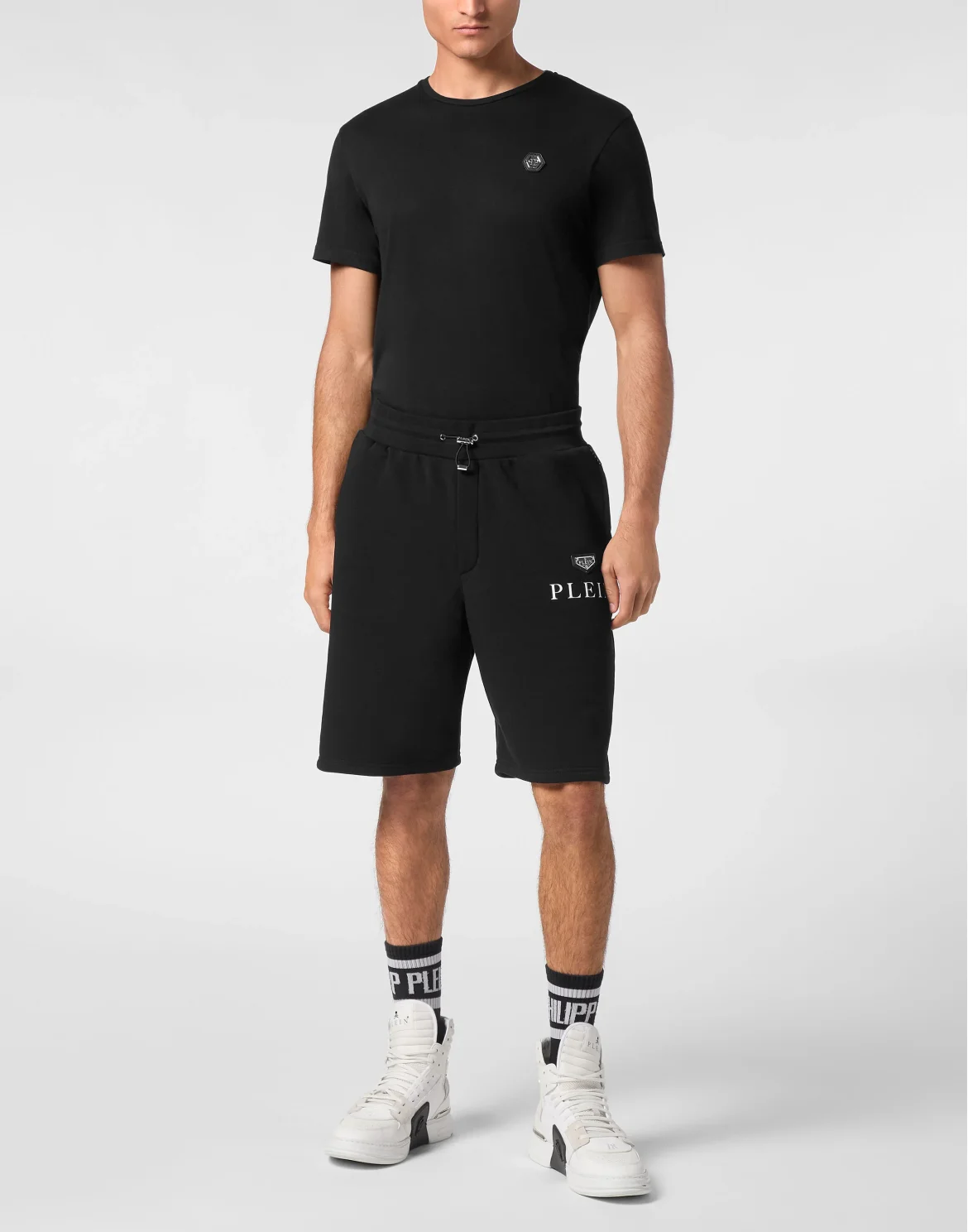 Jogging Shorts Nickel Placket, цвет: Черный