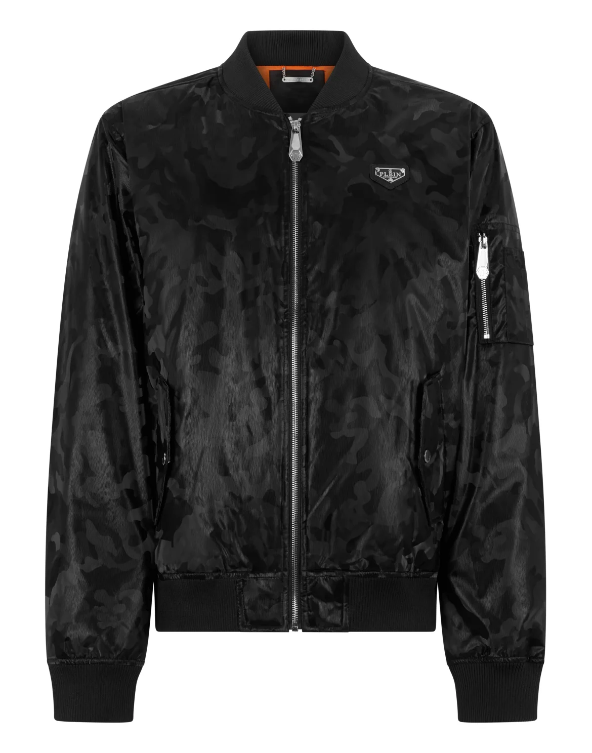 Nylon Bomber Camouflage, цвет: Черный