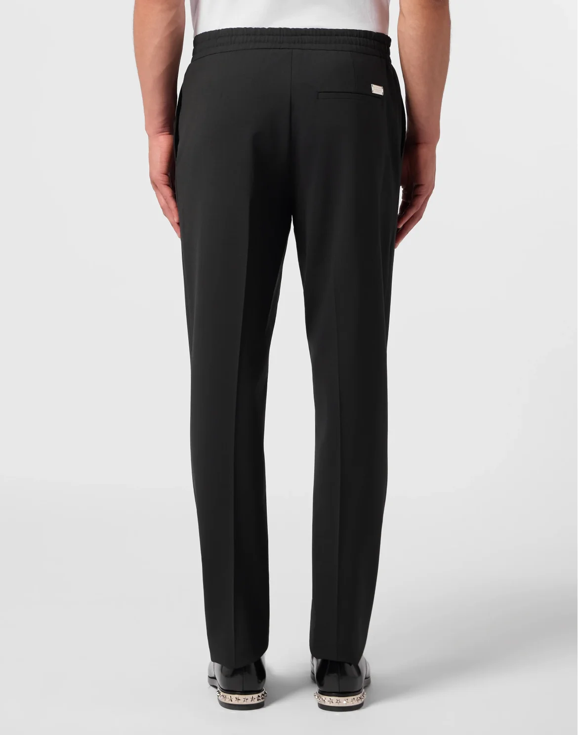 Wool Jogging Trousers, цвет: Черный