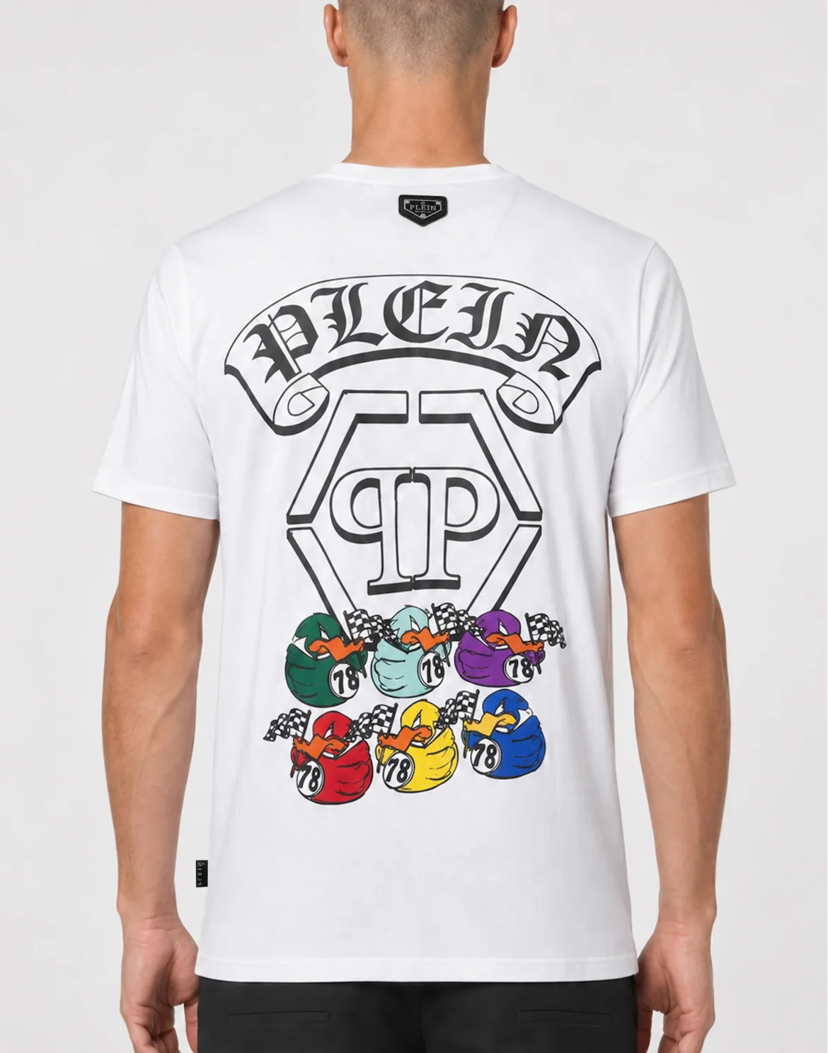 Jersey T-Shirt Plein Gothic Duck, цвет: Белый