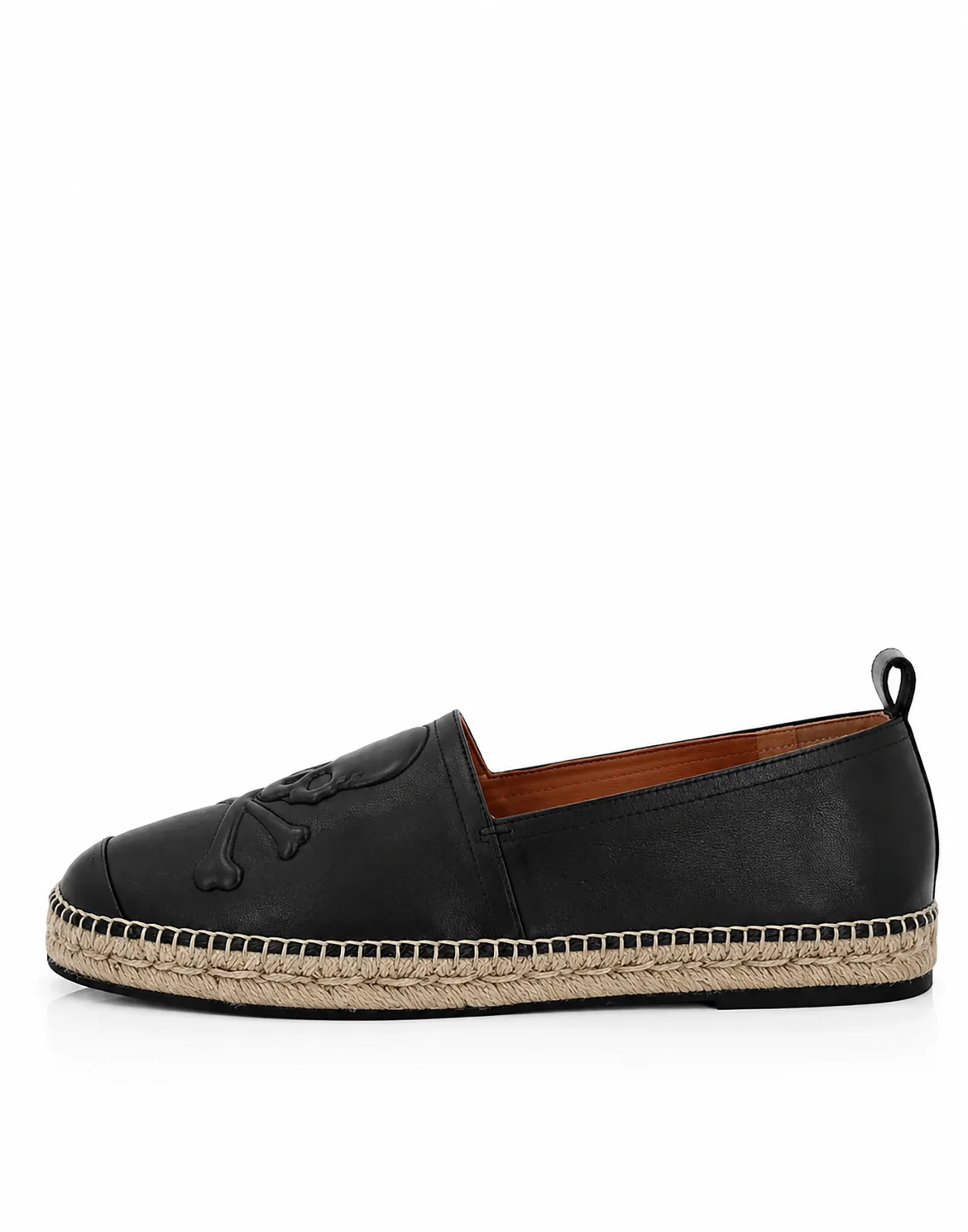 Nappa Leather Espadrillas Skull, цвет: Черный