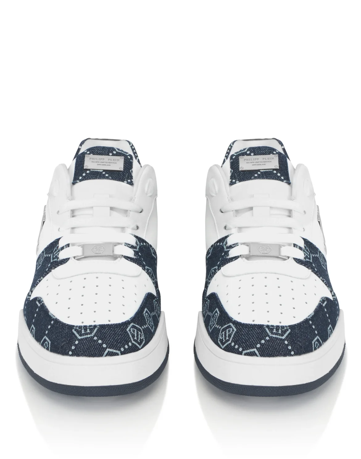 Low-Top Sneakers P-Force Denim Monogram, цвет: Белый