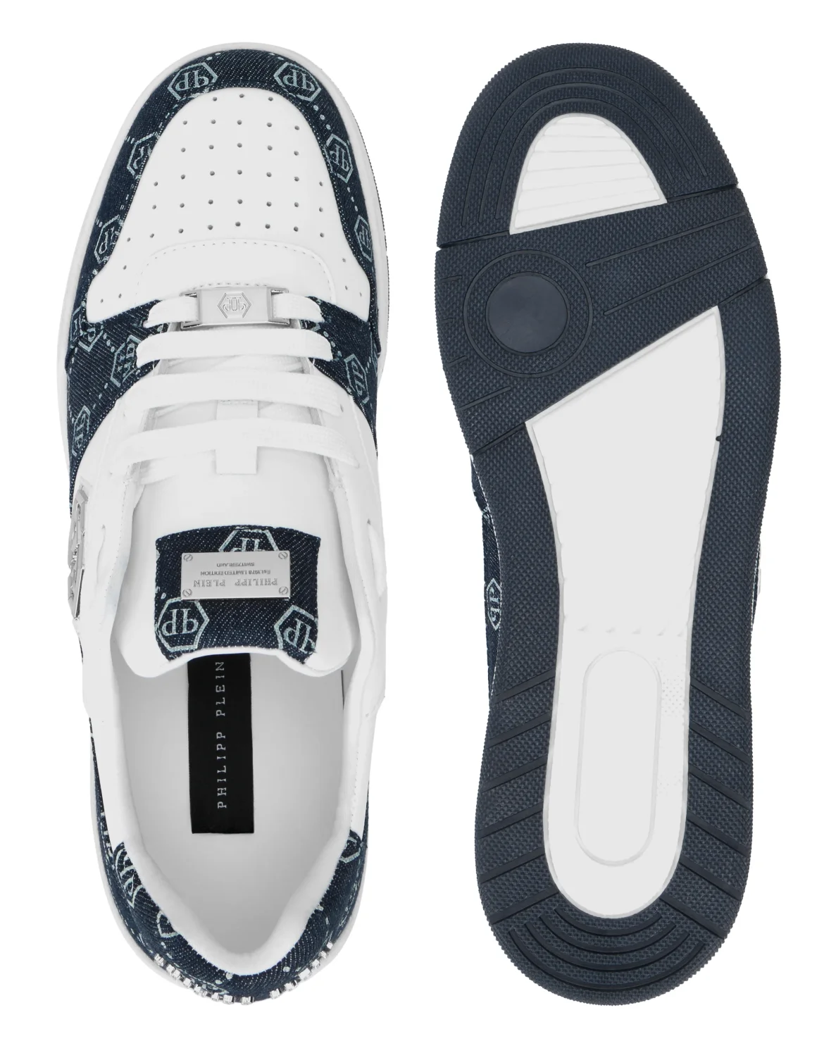 Low-Top Sneakers P-Force Denim Monogram, цвет: Белый