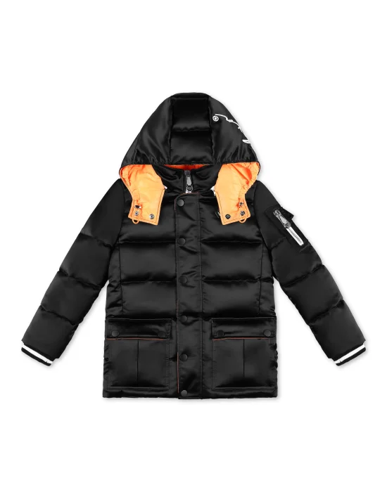 Long Down Jacket Iconic Plein