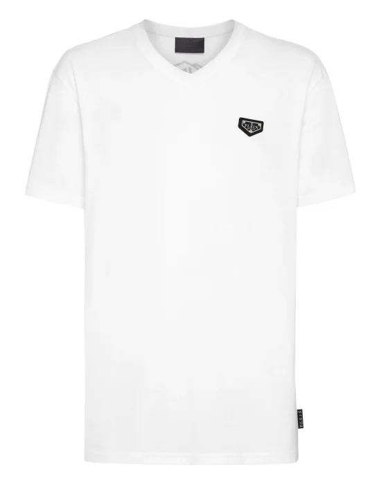 T-shirt V-Neck SS stones Philipp Plein No Limit$