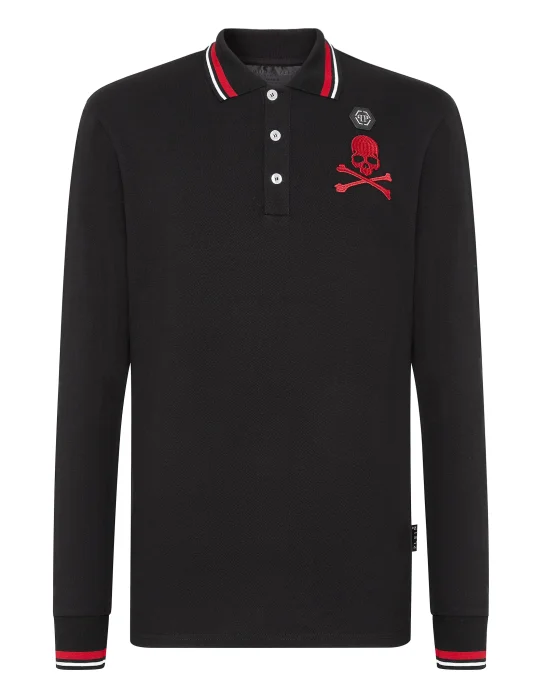 Polo shirt LS Skull&Bones