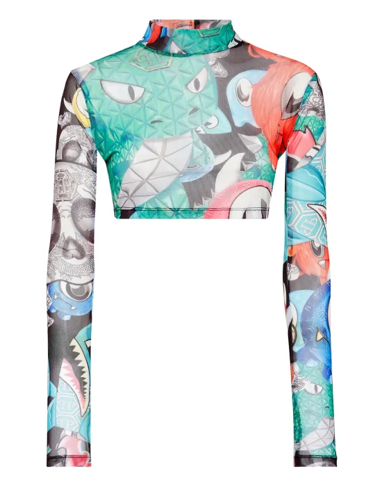 T-shirt Round Neck LS Monsters