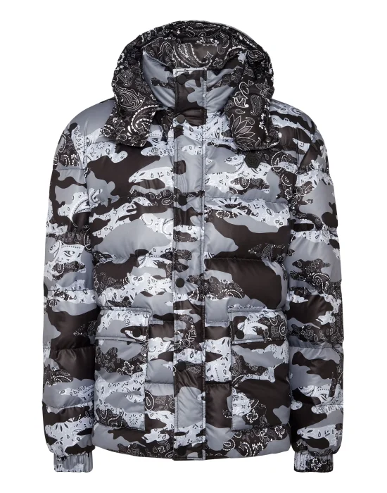Nylon Puffer Jacket Camouflage