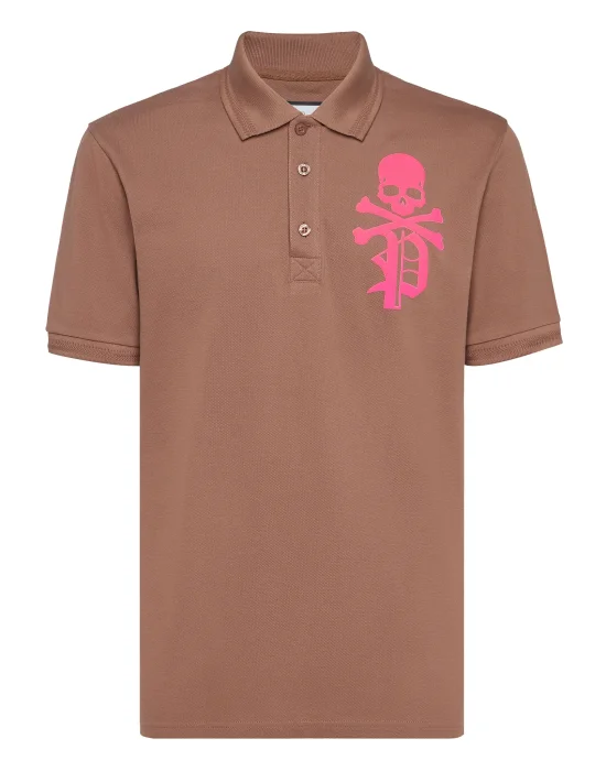Slim Fit Polo Shirt Skull&Bones