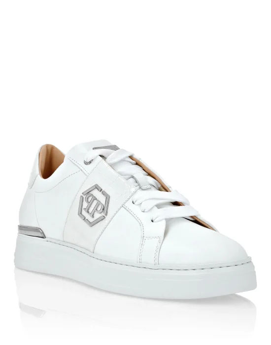 Leather Lo-Top Sneakers