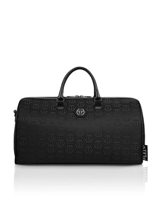 Nylon Jacquard Large Handle Bag Monogram