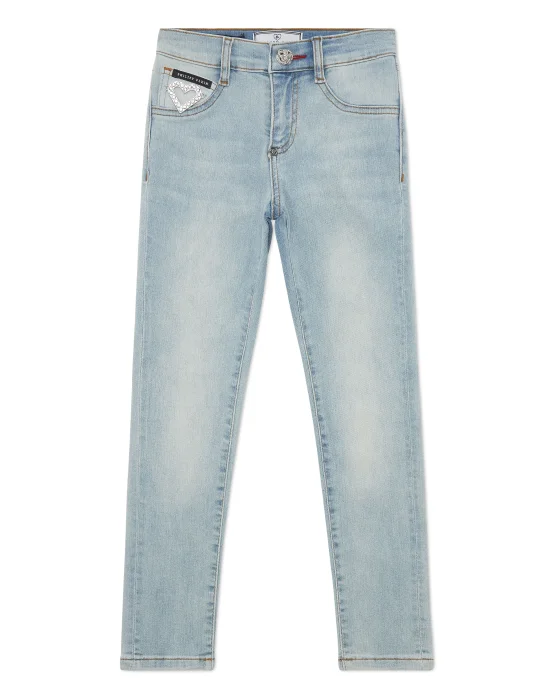 Denim Jeggins Heart