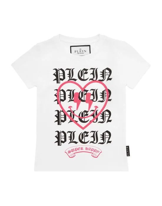 Burnout T-Shirt Sexy Pure Strass Heart