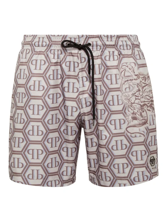 Short Swim Boxer Dragon Monogram