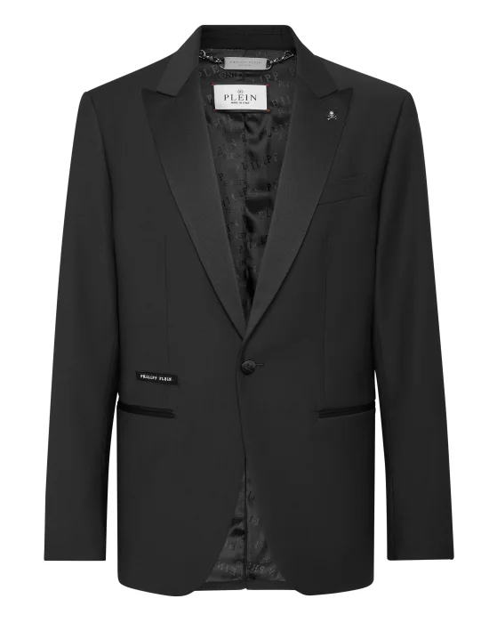 Wool Tuxedo Blazer