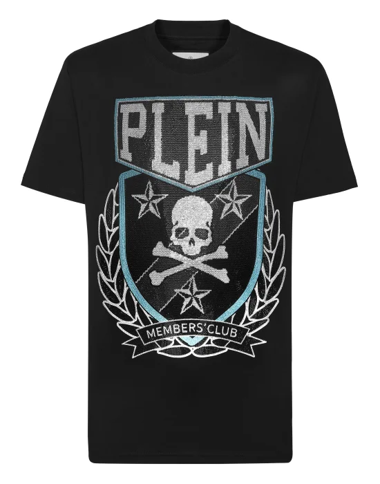 T-shirt Round Neck SS With Patch Skull&Bones