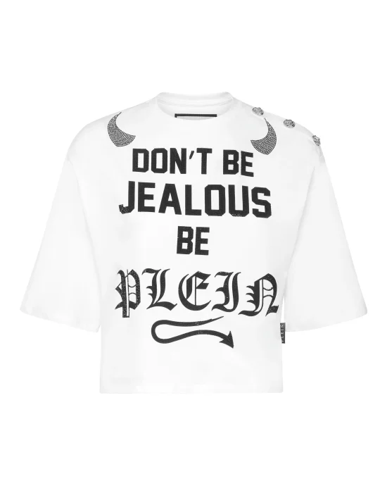 Oversize Cropped T-shirt Round Neck SS