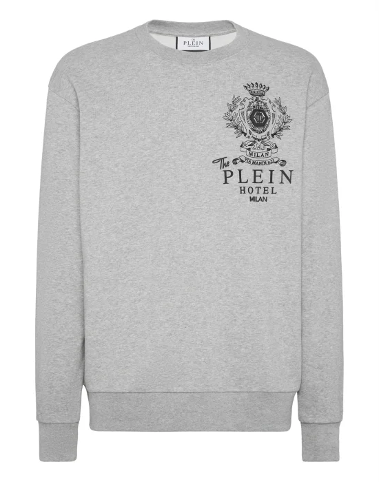 Fleece Round Neck Sweatshirt Plein Hotel