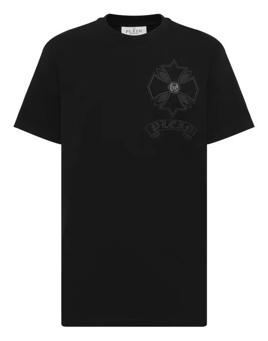 Round Neck T-Shirt Puffy Chrome Crest