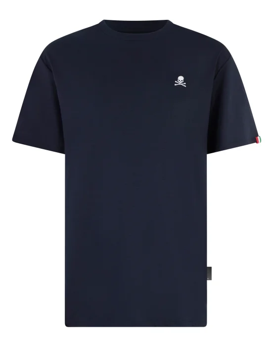 Basic Round Neck T-Shirt Skull