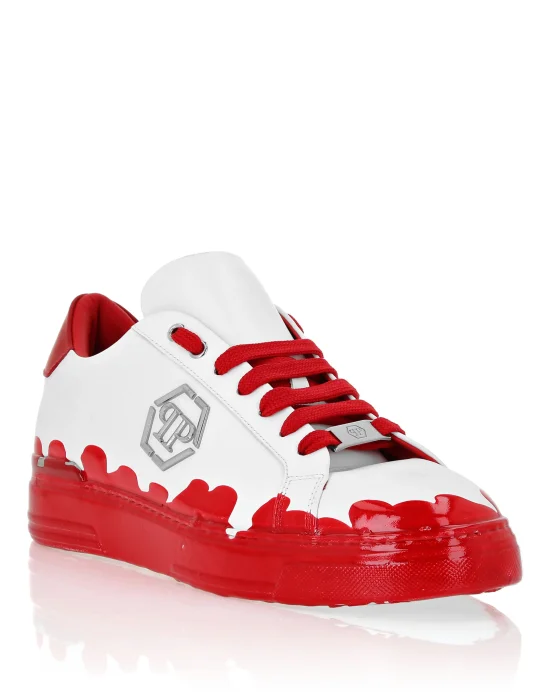 Nappa Leather Low Top Sneakers Carson Paint