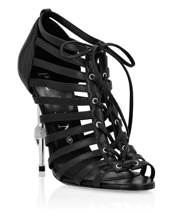 Sandals High Heels Skull