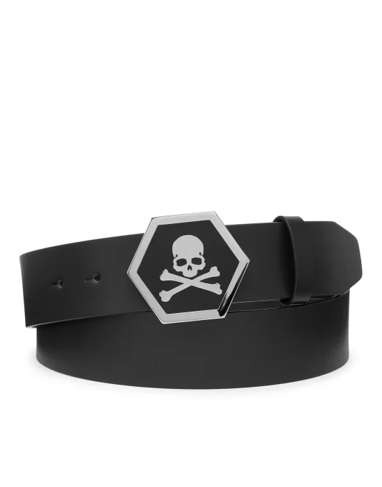 Leather Belt Skull
