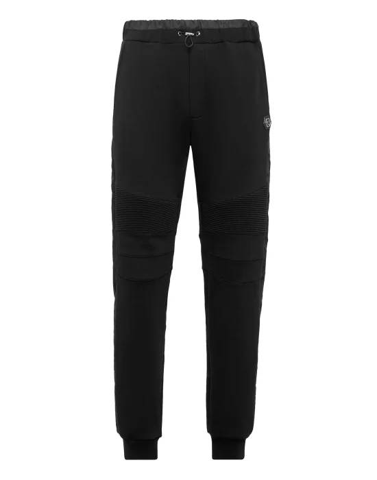 Jogging Trousers Nylon detail Iconic Plein