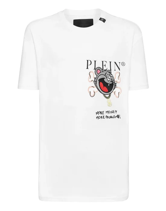 T-shirt Round Neck SS Patch Money