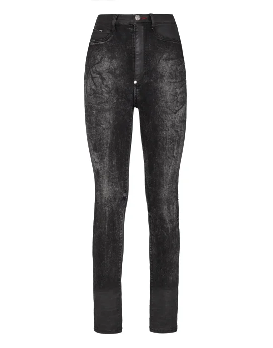 Denim Super High Waist Jegging Iconic Plein