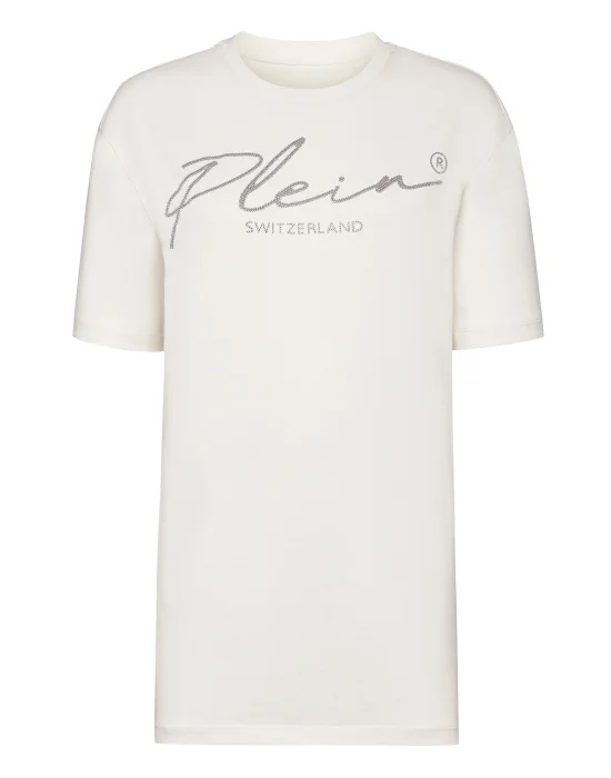T-shirt Round Neck SS Crystal Signature