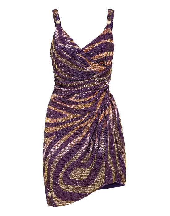 Mini Dress with Crystals