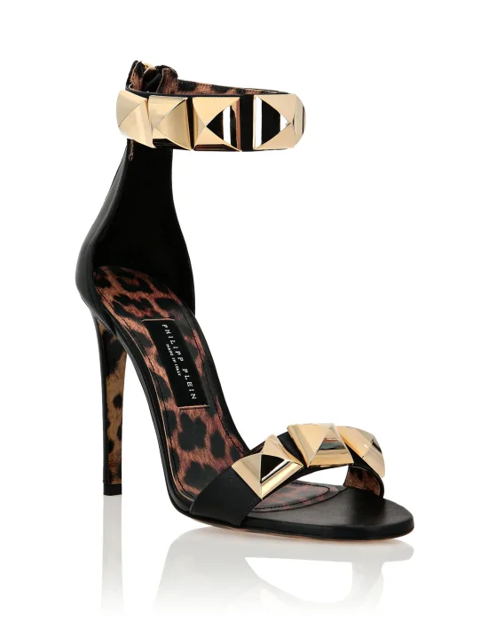 Ankle Strap Stud Sandals