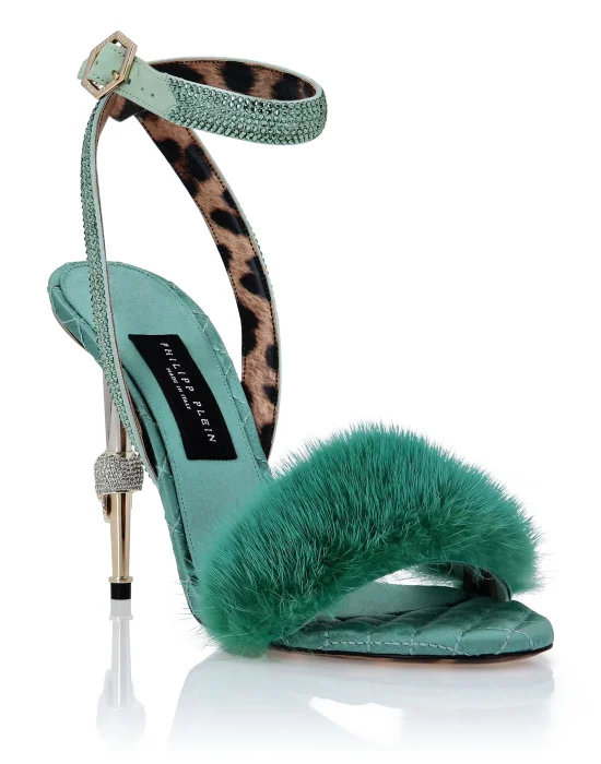 Sandals High Heels Crystal