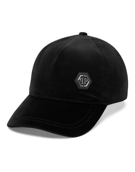 Velvet Baseball Cap Iconic Plein