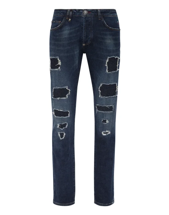 Denim Trousers Super Straight Cut Fit