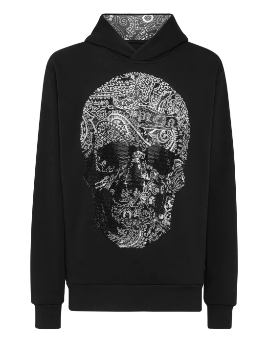 Hoodie sweatshirt Paisley Strass