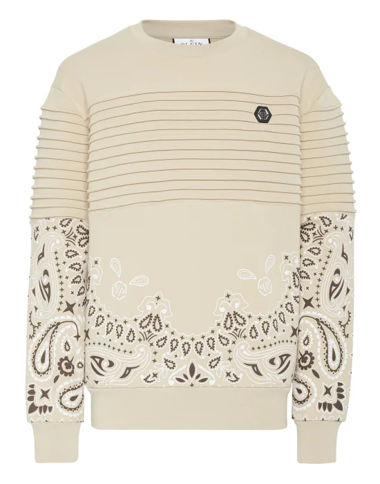Sweatshirt LS Paisley Bandana