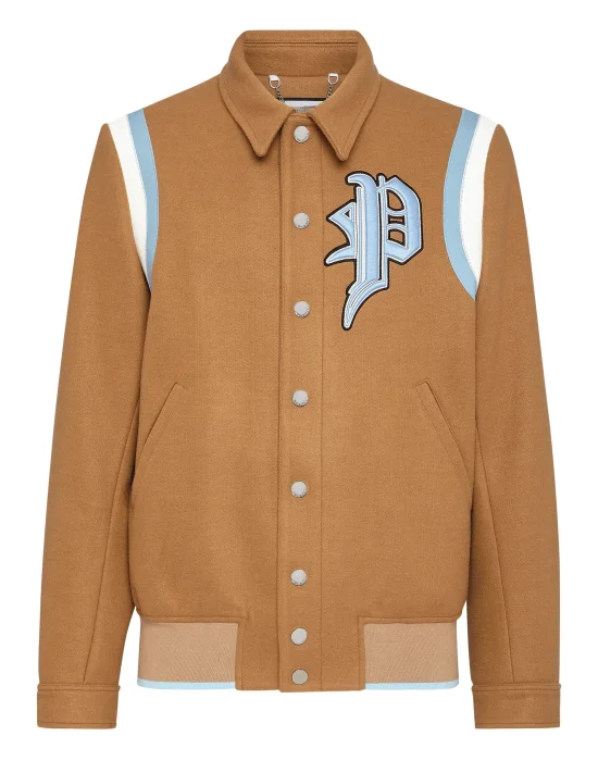Wool Bomber Gothic Plein