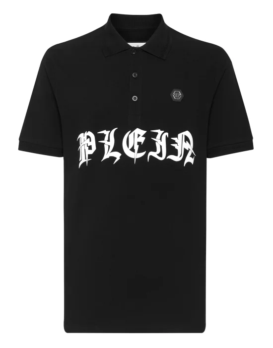 Slim Fit Piquet Polo Shirt SS Gothic Plein