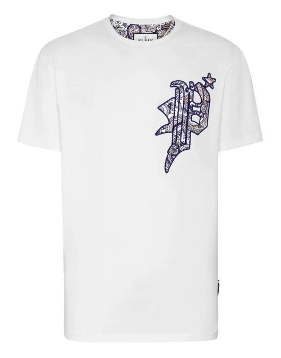 T-shirt Round Neck SS Paisley Gothic Plein